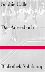 Das Adressbuch - Sophie Calle