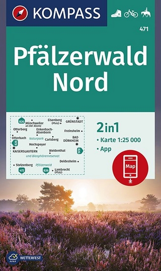 KOMPASS Wanderkarte Pfälzerwald Nord