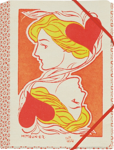 Zahl Farbe Trumpf Mini-Sammelmappe - Motiv Herzdame