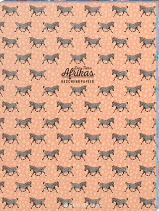 Die Tiere Afrikas Geschenkpapier-Heft Motiv Zebra