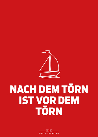 Set: 2 x Maritimes Notizbuch (rot) - Spruch: Nach dem Törn ist vor dem Törn