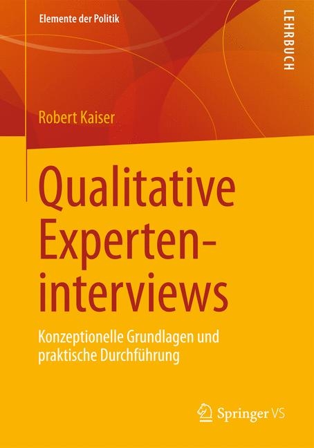 Qualitative Experteninterviews - Robert Kaiser