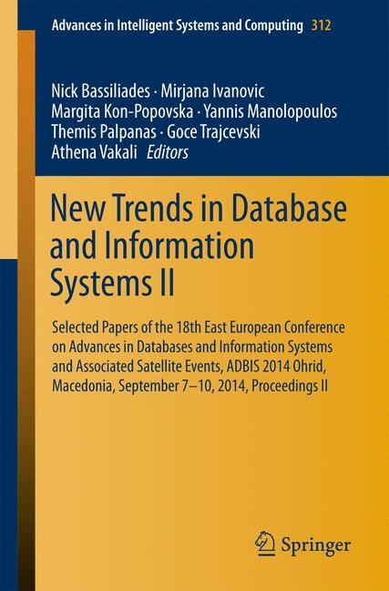 New Trends in Database and Information Systems II - 