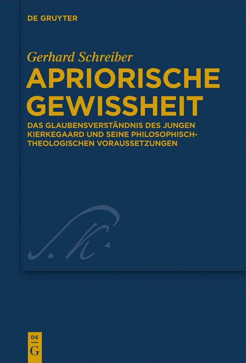 Apriorische Gewissheit -  Gerhard Schreiber