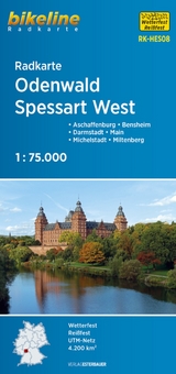 Radkarte Odenwald Spessart West (RK-HES08) - Esterbauer Verlag