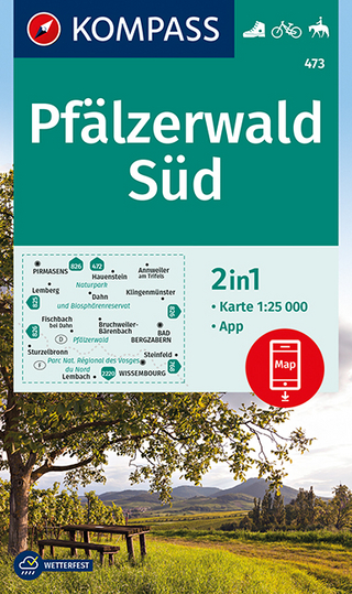KOMPASS Wanderkarte Pfälzerwald Süd