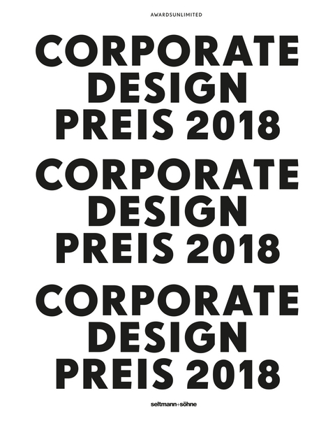 Corporate Design Preis 2018 - 