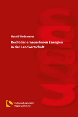 Recht der erneuerbaren Energien in der Landwirtschaft - Harald Wedemeyer