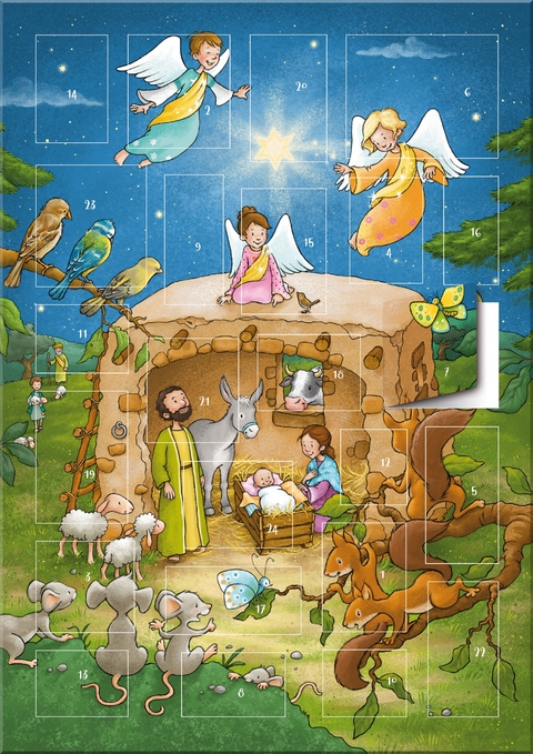 Der magnetische Adventskalender - Ein Stern leuchtet in der Nacht