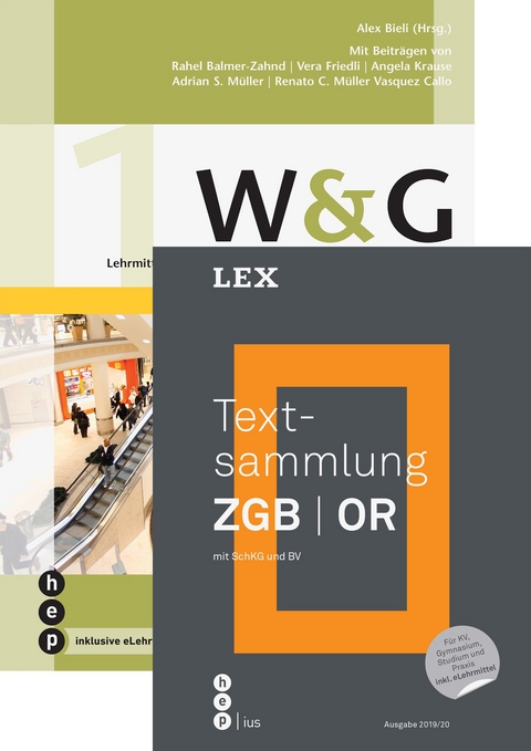 Einf&uuml;hrungsangebot &laquo;Textsammlung ZGB | OR&raquo; und &laquo;W&G 1&raquo; - Heinrich Andereggen, Martin Bachmann, Rahel Balmer-Zahnd, Vera Friedli, Angela Krause, Adrian S. M&uuml;ller, Renato C. M&uuml;ller Vasquez Callo