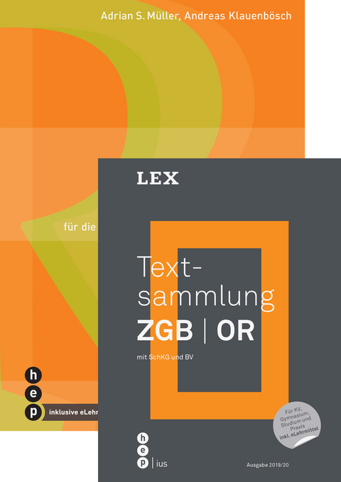 Spezialangebot &laquo;Textsammlung ZGB | OR&raquo; und &laquo;Recht&raquo; - Adrian S. M&uuml;ller, Andreas Klauenb&ouml;sch