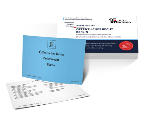 Karteikarten - &Ouml;ffentliches Recht - Dr. Dirk Kues