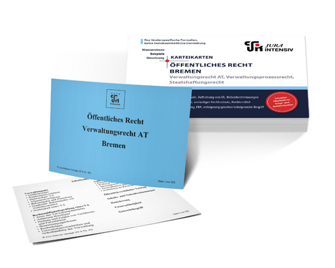 Karteikarten - &Ouml;ffentliches Recht - Dr. Dirk Kues