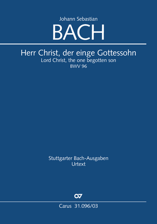 Herr Christ, der einge Gottessohn (Klavierauszug)