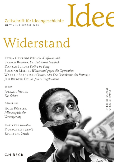 Zeitschrift f&uuml;r Ideengeschichte Heft XIII/3 Herbst 2019 - 
