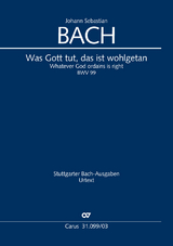 Was Gott tut, das ist wohlgetan I (Klavierauszug) - Johann Sebastian Bach