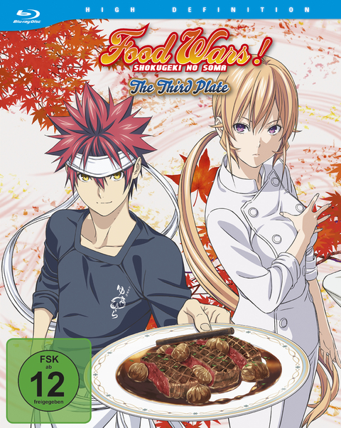 Food Wars! The Third Plate mit Sammelschuber. Staffel 3.1, 1 Blu-ray