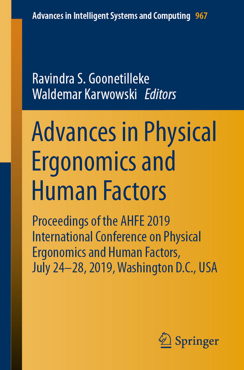 Advances in Physical Ergonomics and Human Factors - 