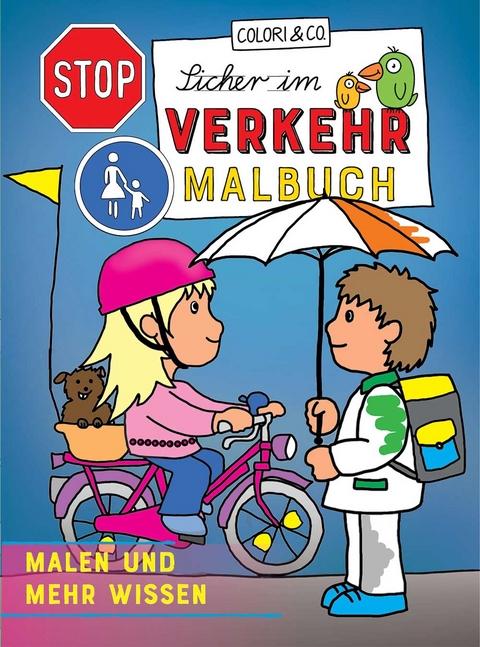 Sicher im Verkehr Malbuch - 
