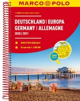 MARCO POLO Reiseatlas Deutschland 2020/2021 1:300 000, Europa 1:4 500 000 - 