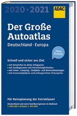 Großer ADAC Autoatlas 2020/2021, Deutschland 1:300 000, Europa 1:750 000 - 