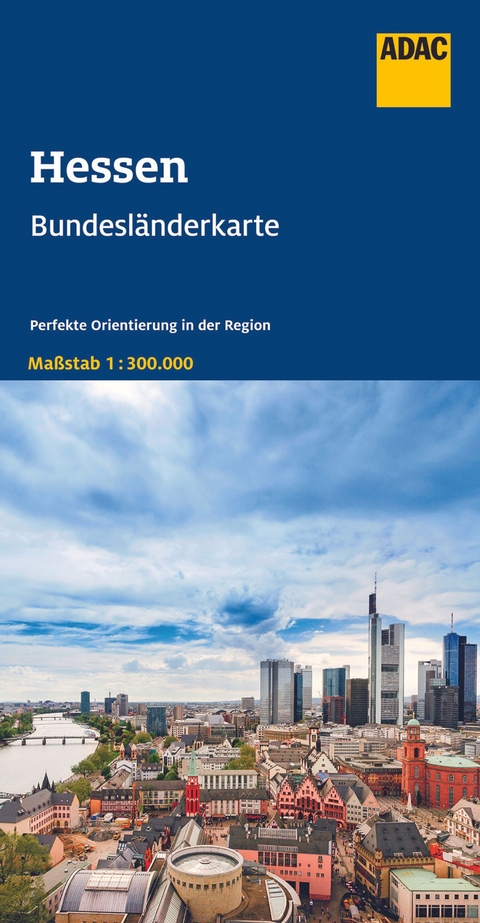ADAC Bundesl&auml;nderkarte Deutschland 07 Hessen 1:300.000