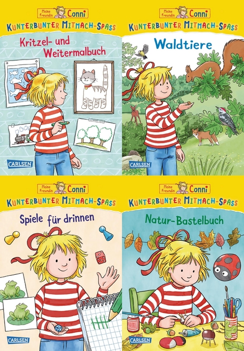 Meine Freundin Conni: Kunterbunter Mitmach-Spa&szlig; (4x1 Exemplare) - Laura Leintz
