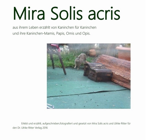 Mira Solis acris - Ulrike Ritter, Mira Solis acris Ritter