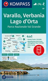 KOMPASS Wanderkarte 97 Varallo, Verbania, Lago d'Orta, Parco Nazionale Val Grande 1:50.000