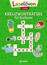 Leselöwen Kreuzworträtsel für Erstleser - 1. Klasse (Grün)