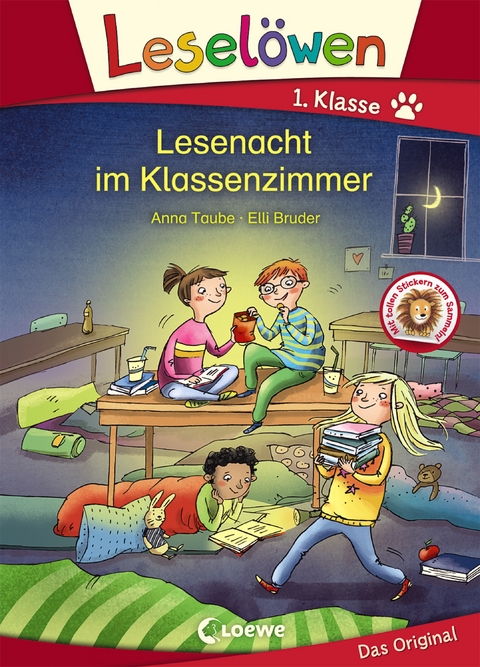 Lesel&ouml;wen 1. Klasse - Lesenacht im Klassenzimmer - Anna Taube