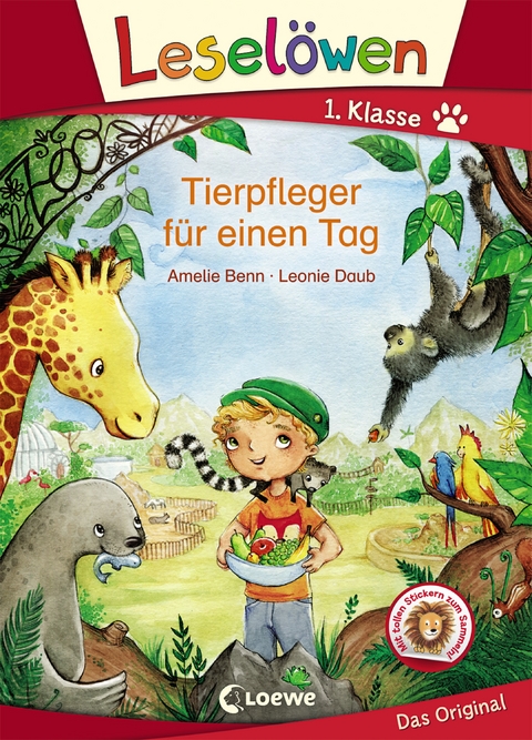 Lesel&ouml;wen 1. Klasse - Tierpfleger f&uuml;r einen Tag - Amelie Benn