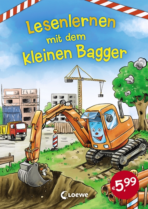 Lesenlernen mit dem kleinen Bagger - Katharina Wieker, Werner Färber, Katja Reider