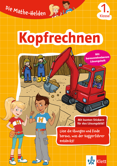 Klett Die Mathe-Helden: Kopfrechnen 1. Klasse