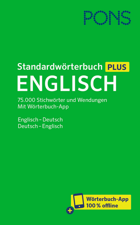 PONS Standardw&ouml;rterbuch Plus Englisch