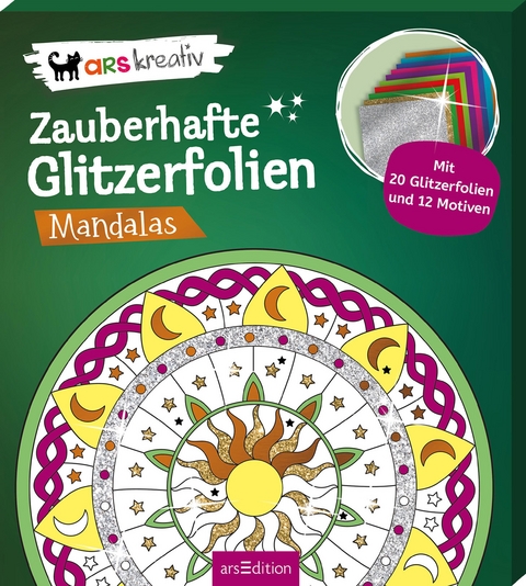 Zauberhafte Glitzerfolien Mandalas