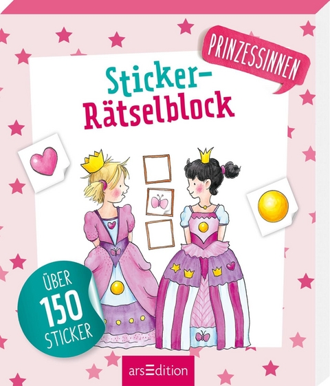 Sticker-R&auml;tselblock Prinzessinnen