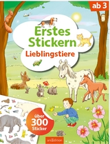 Erstes Stickern &ndash; Lieblingstiere