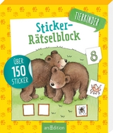 Sticker-R&auml;tselblock Tierkinder