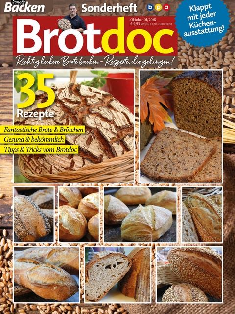 Simply Backen - Sonderheft - BrotDoc - Björn Dr. med. Hollensteiner