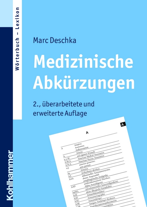 Medizinische Abk&uuml;rzungen - Marc Deschka