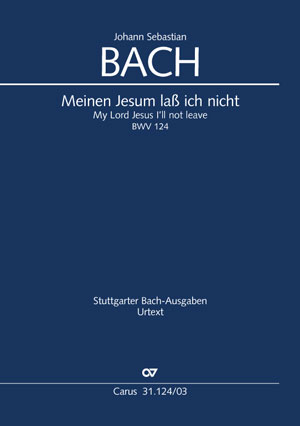 Meinen Jesum la&szlig; ich nicht (Klavierauszug) - Johann Sebastian Bach