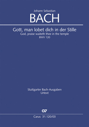 Gott, man lobet dich in der Stille (Klavierauszug)
