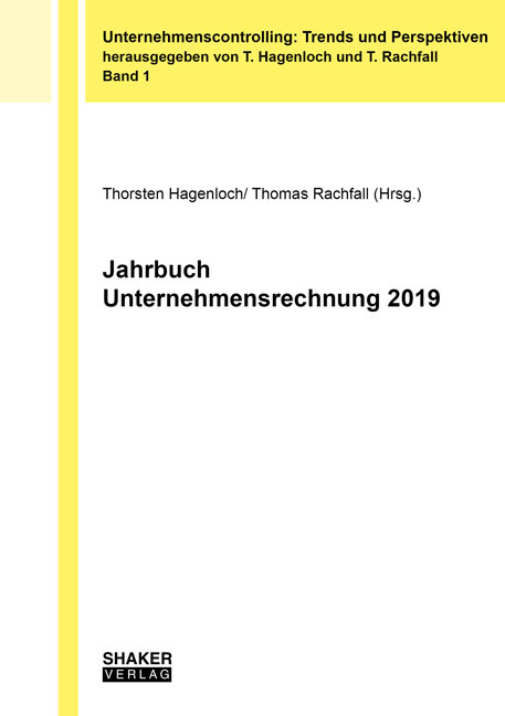 Jahrbuch Unternehmensrechnung 2019 - 