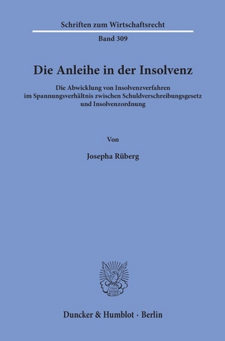 Die Anleihe in der Insolvenz.