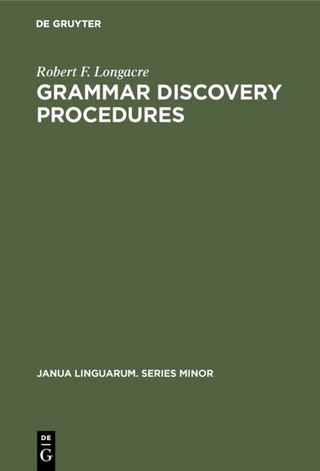 Grammar Discovery Procedures