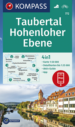 KOMPASS Wanderkarte Taubertal, Hohenloher Ebene