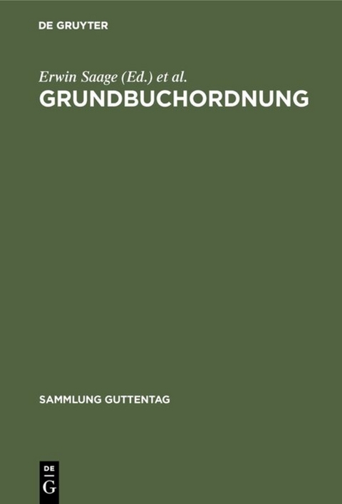 Grundbuchordnung - 