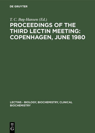 Lectins / Proceedings of the Third Lectin Meeting: Copenhagen, June 1980