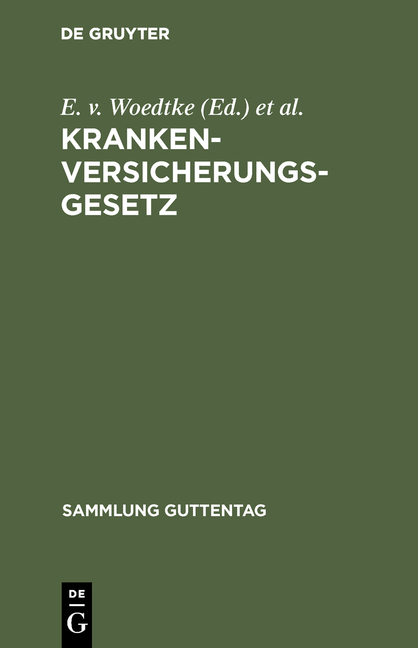 Krankenversicherungsgesetz - 
